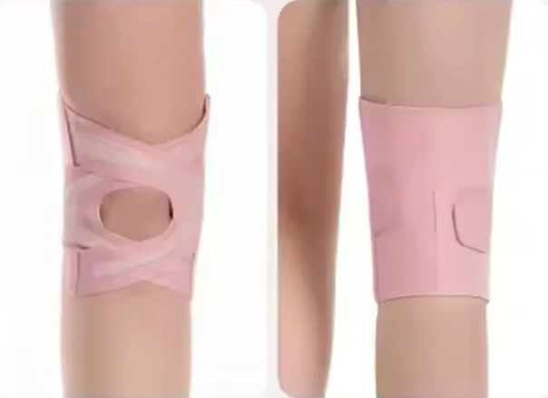 Knie Bandage stark stützend und leicht grau – Bild 5