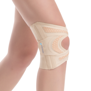 Knie Bandage stark stützend und leicht beige